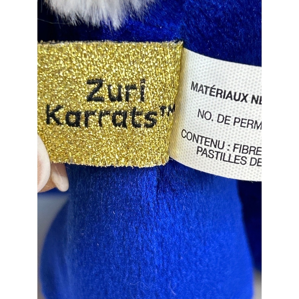 Gund Plushes Pets Zuri Karrats Blue Bunny Rabbit 9" Plush - Picture 6 of 8